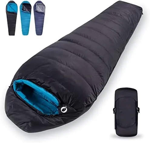 sleeping bag winter 20 for Adults Backpacking SleepingBag for Cold Weather with Compression Sack