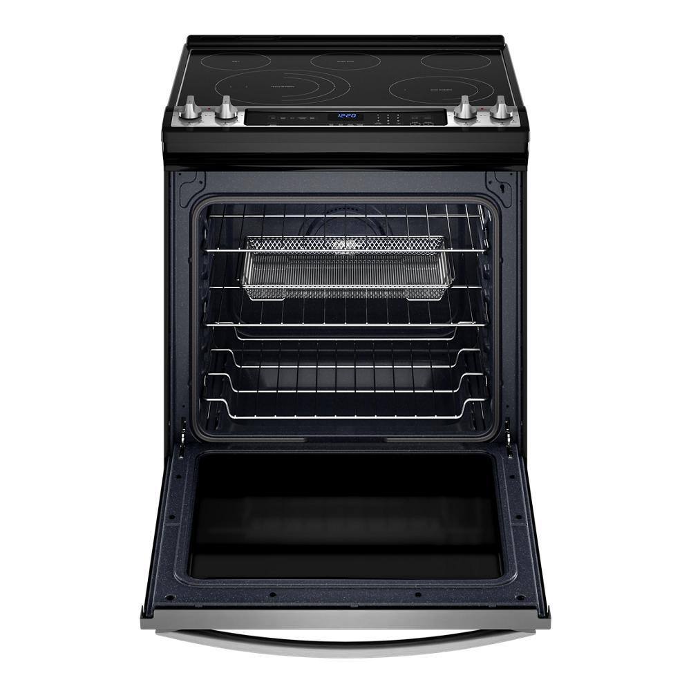 Whirlpool 6.4 cu. ft. Single Oven Electric Range with Air Fry Oven in Fingerprint Resistant Stainless Steel WEE745H0LZ