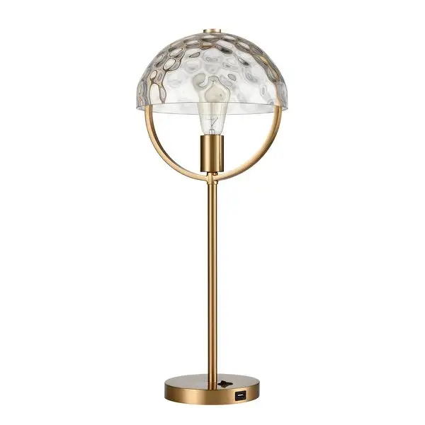 Parsons Avenue 24'' High 1-Light Desk Lamp - Aged Brass