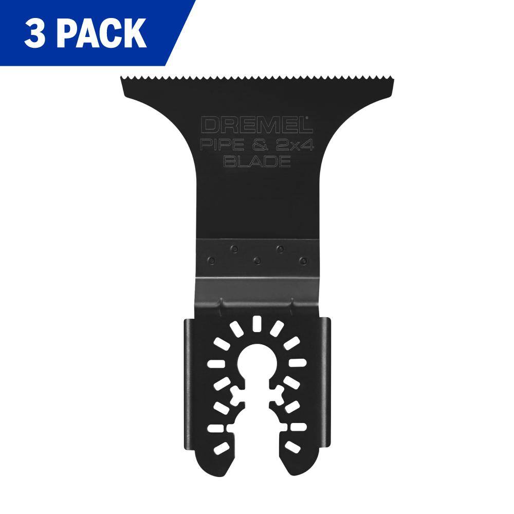 Dremel Universal 2-34 in. Bi MetalWood Drywall Cutting Oscillating Multi-Tool Blade (3-Piece) MM494BU