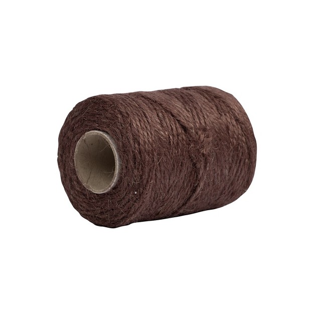 Jam Paper Kraft Twine 1 8 Inch X 54 Yards Chocolate Brown Sold Individually 67821708