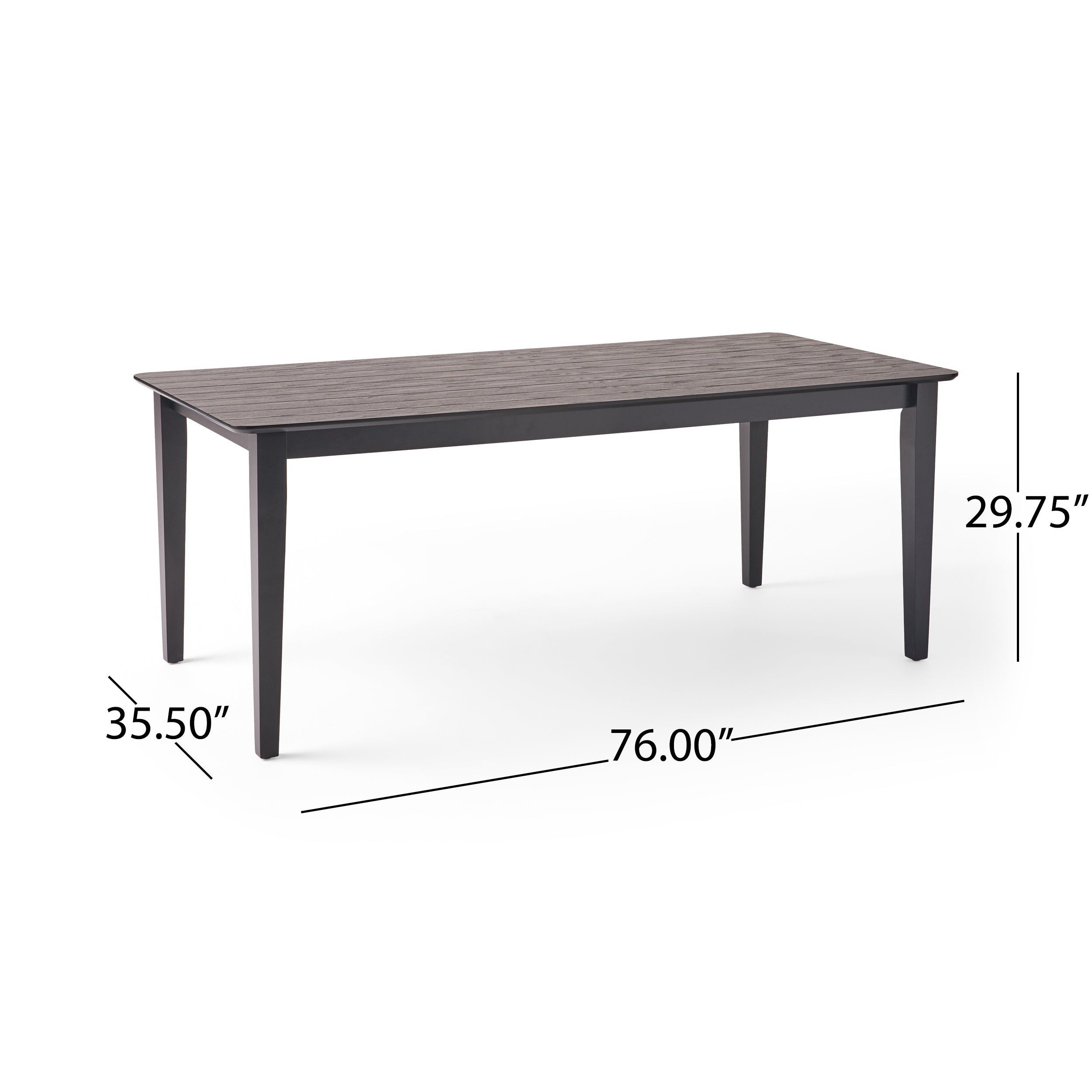 Odelia Rectangular 8 Seat Farmhouse Dining Table