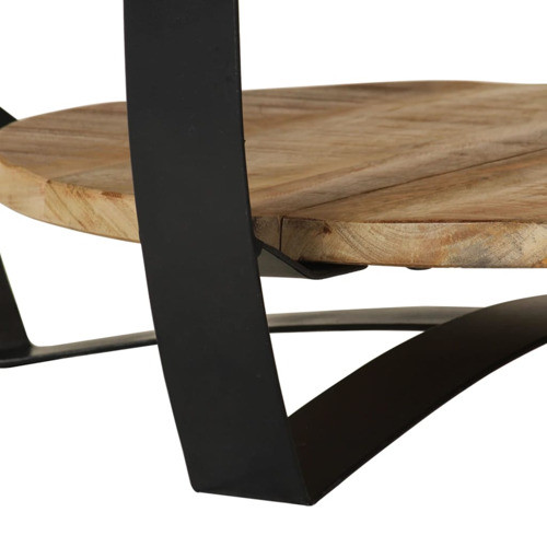 vidaXL Rough Mango Wood Coffee Table Side Couch Tea Accent Table Furniture   Industrial   Coffee Tables   by vidaXL LLC  Houzz