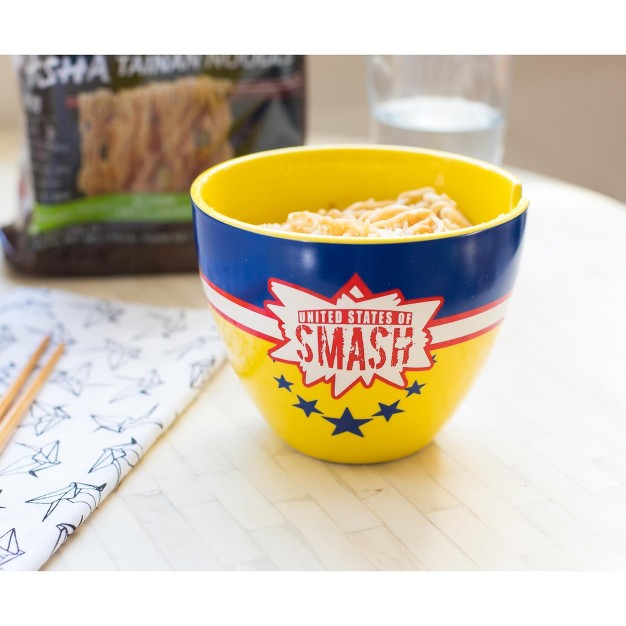 Just Funky My Hero Academia All Might Dinnerware Set 16 ounce Ramen Bowl And Chopsticks