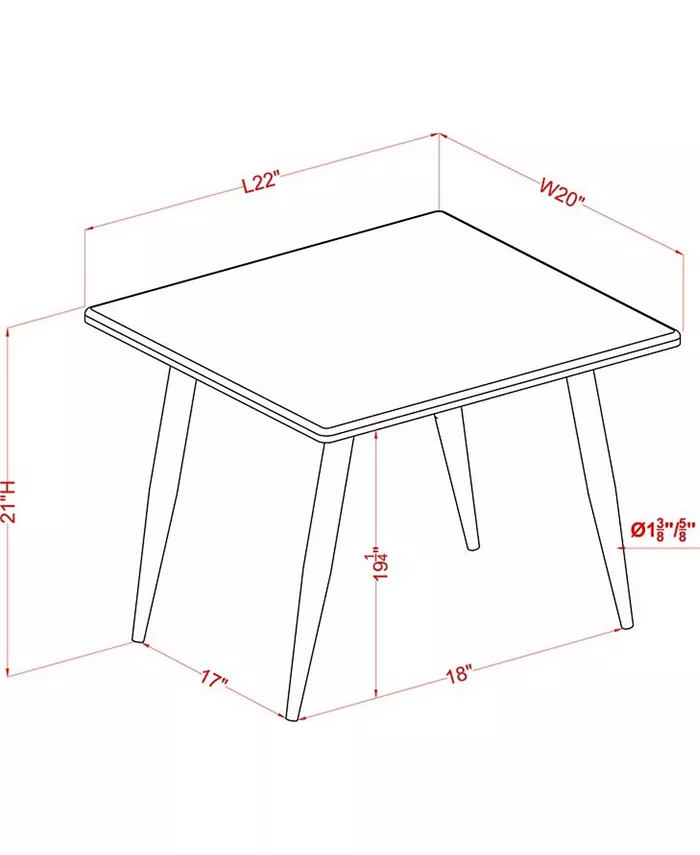 Furniture of America Meeriam 3-Piece Coffee Table Set