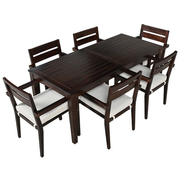 Acacia Wood Outdoor Dining Table And Chairs