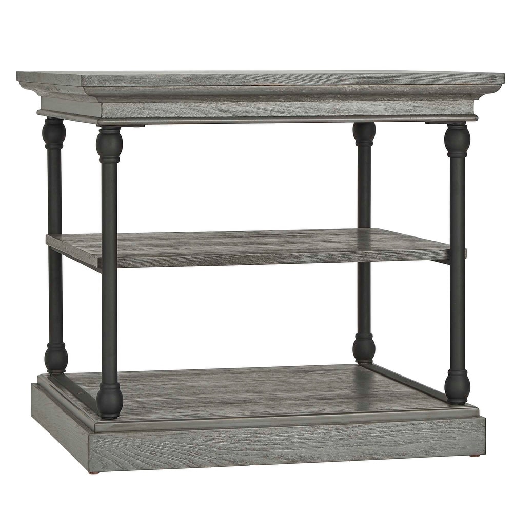 Barnstone Cornice Accent Storage Side Table by iNSPIRE Q Artisan