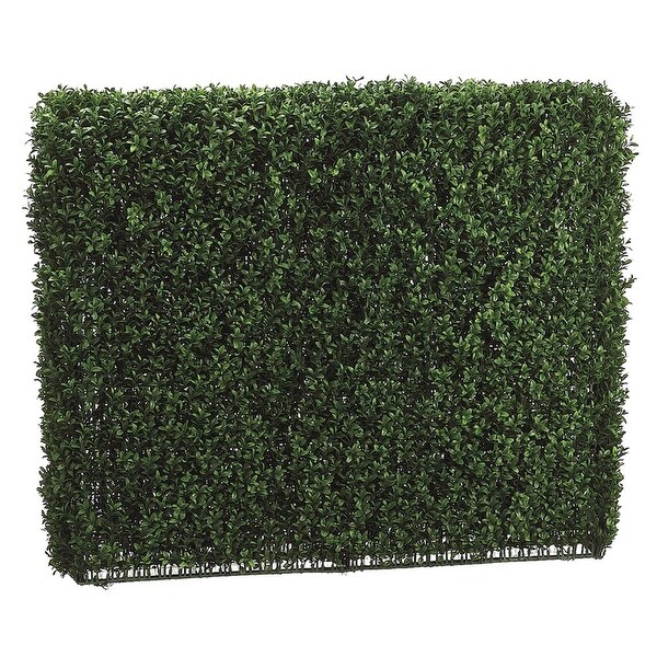 39 TwoTone Green Artificial Boxwood Hedge