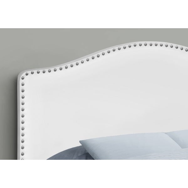 Bed， Headboard Only， Full Size， Bedroom， Upholstered Pu Leather Look， Transitional - - 31784744