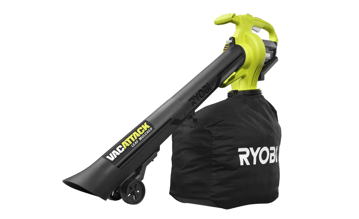 RYOBI RY40405BTL 40V Vac Attack Cordless Battery Leaf Vacuum/Mulcher (Tool Only)