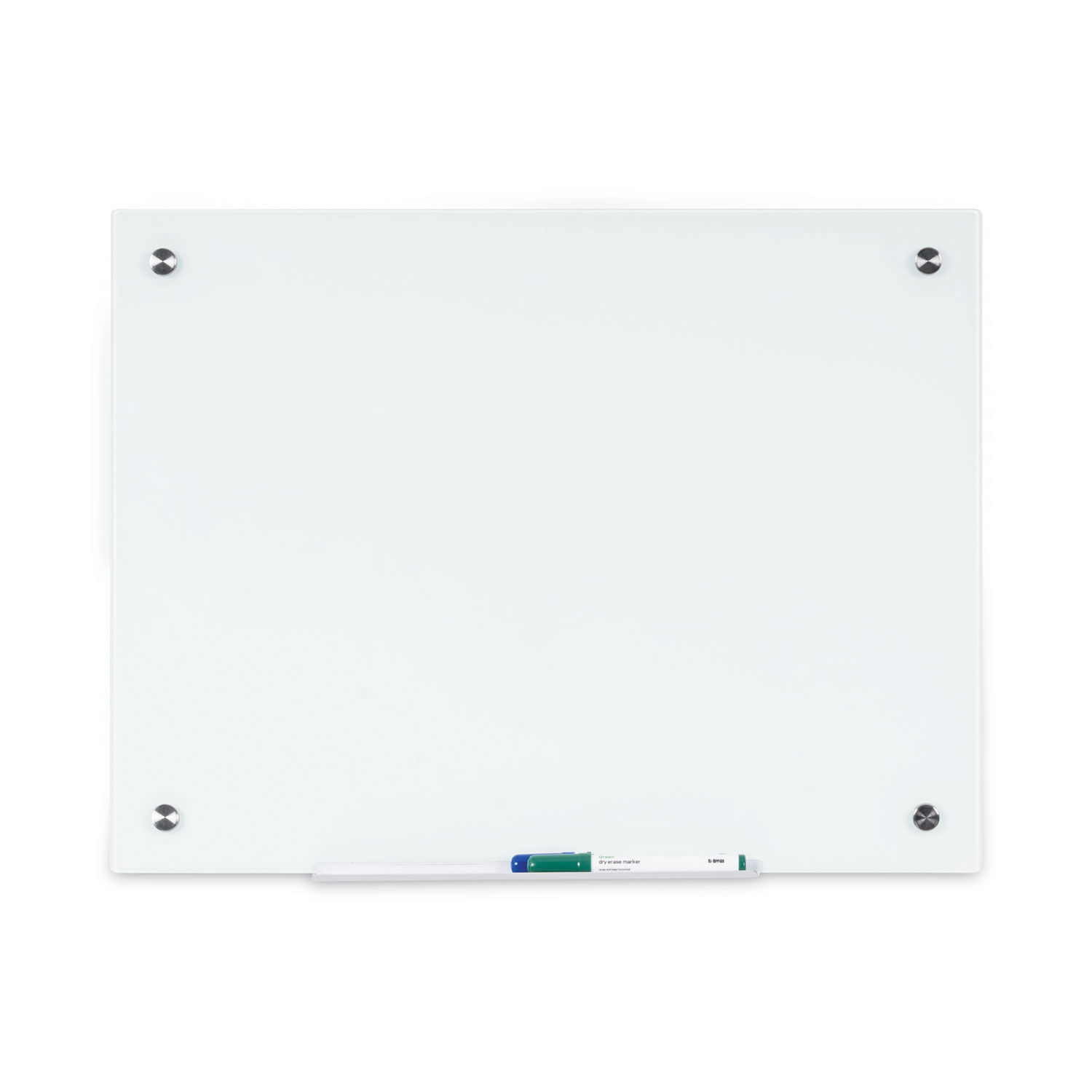 Magnetic Glass Dry Erase Board by MasterVisionandreg; BVCGL250101