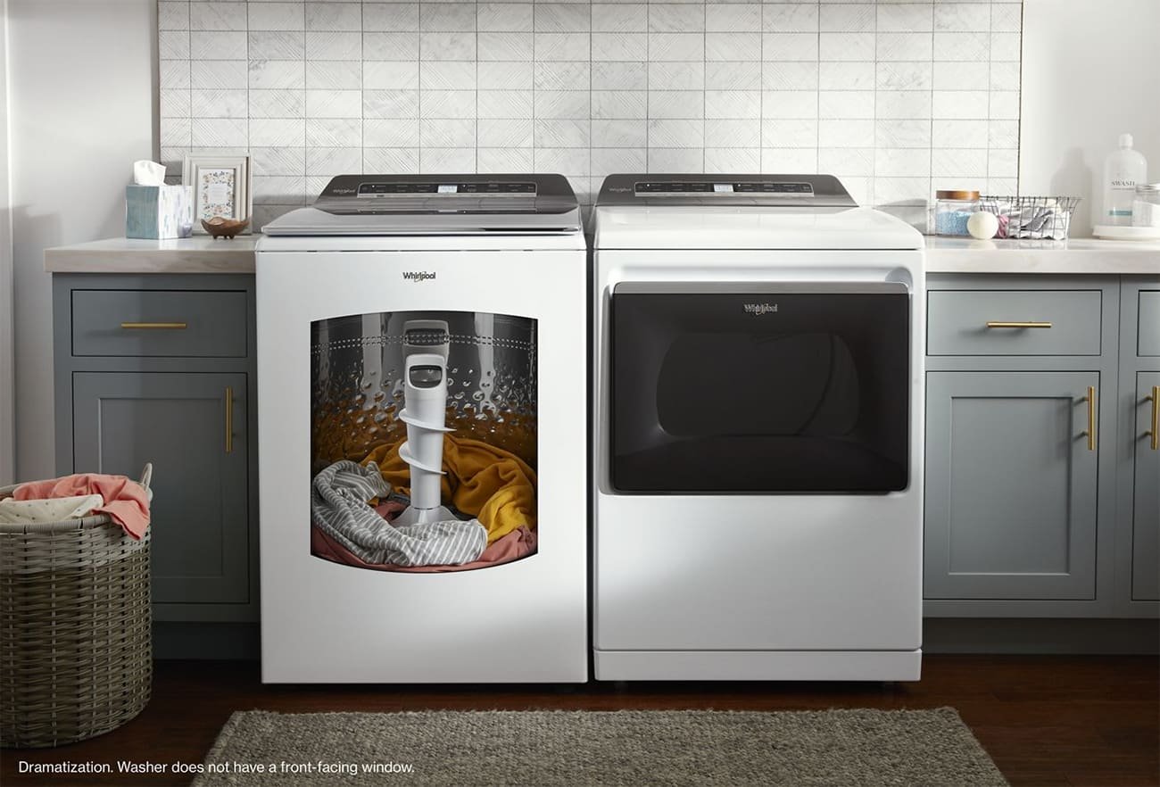 Whirlpool 7.4 Cu. Ft. White Front Load Gas Dryer With Advanced Moisture Sensing