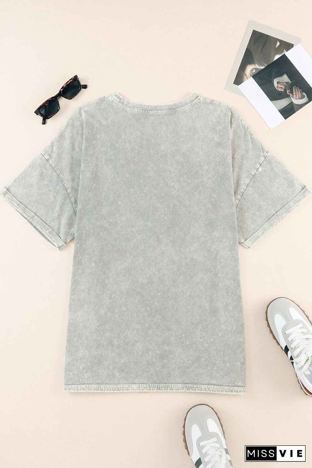 Gray Desert Dreamer Mineral Wash Graphic Tee