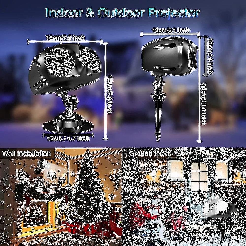 Christmas Lights Outdoor Christmas Projector Lights 4 Modes