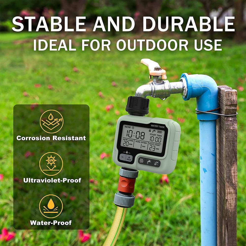 Cubilan Water Timer Programmable Sprinkler Timer for Garden Hose Timer for Irrigation Features Rain Delay B0BND2KM7P