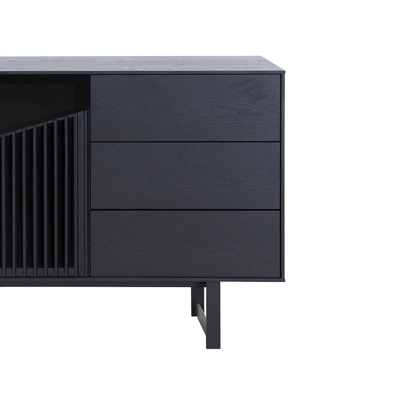 MONTANA Sideboard Buffet 160cm - Black Ash