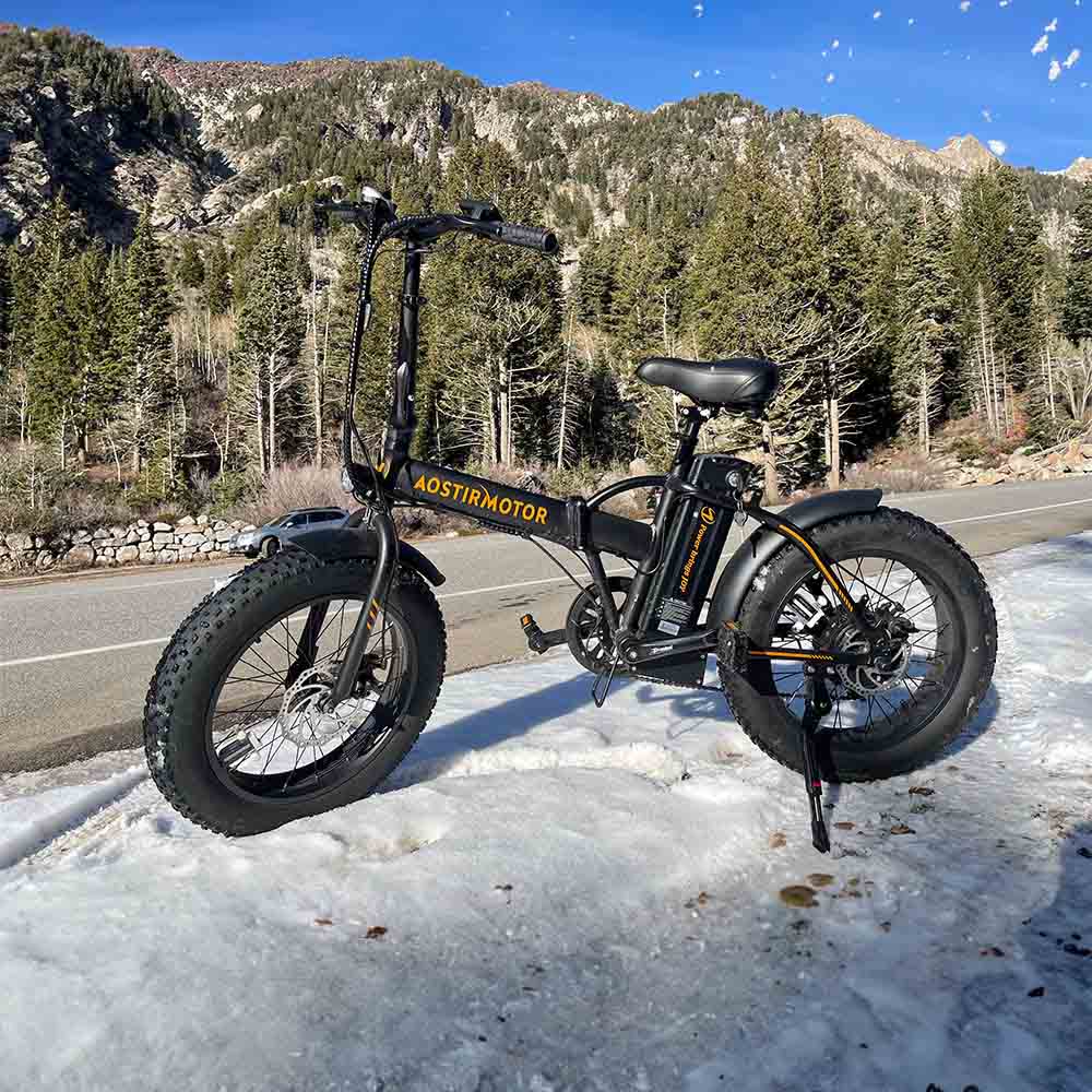 Yescom USA 20 Inch Folding Electric Bike Fat Tire E-bike 36V 500W