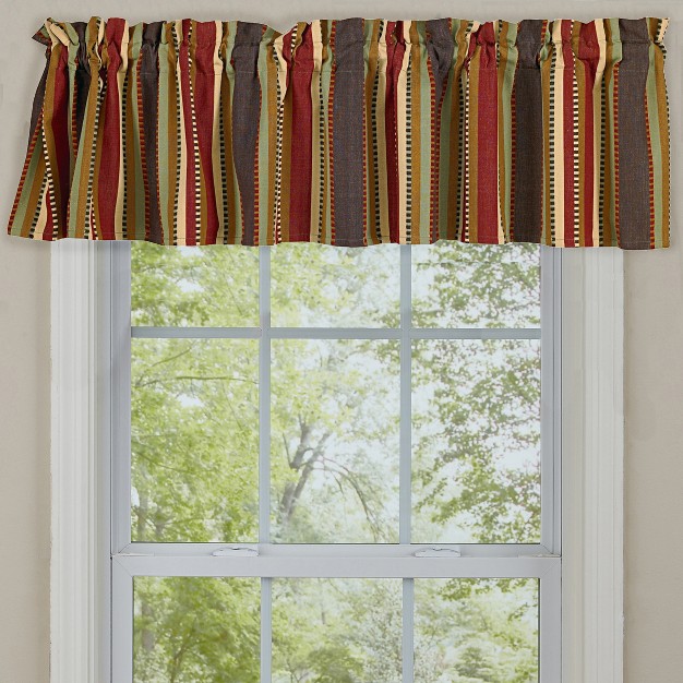 Park Designs Striped Lodge Timber Ridge Valance 72 quot l