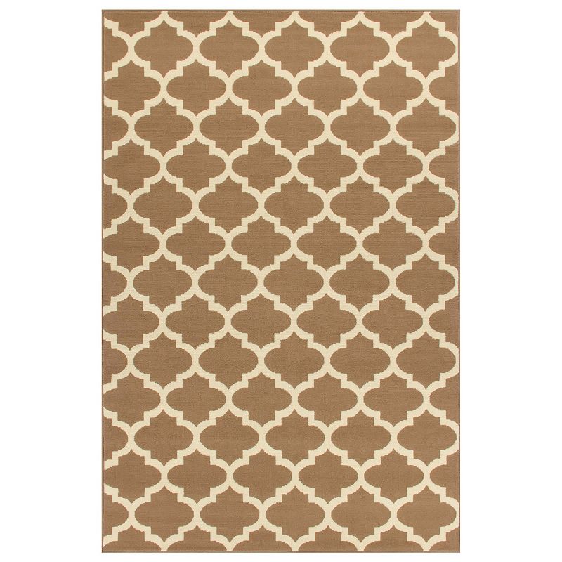 SUPERIOR Modern Quatrefoil Indoor Area Rug