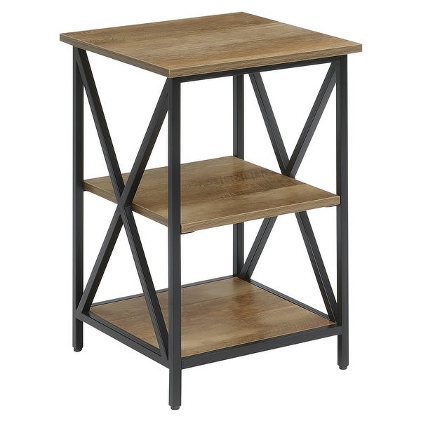 Carbon Loft Ehrlich 3 Tier End Table with Shelves