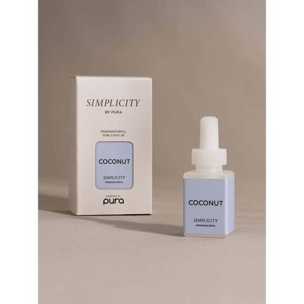 2pk Coconut Smart Vial Fragrance Refills Simplicity By Pura