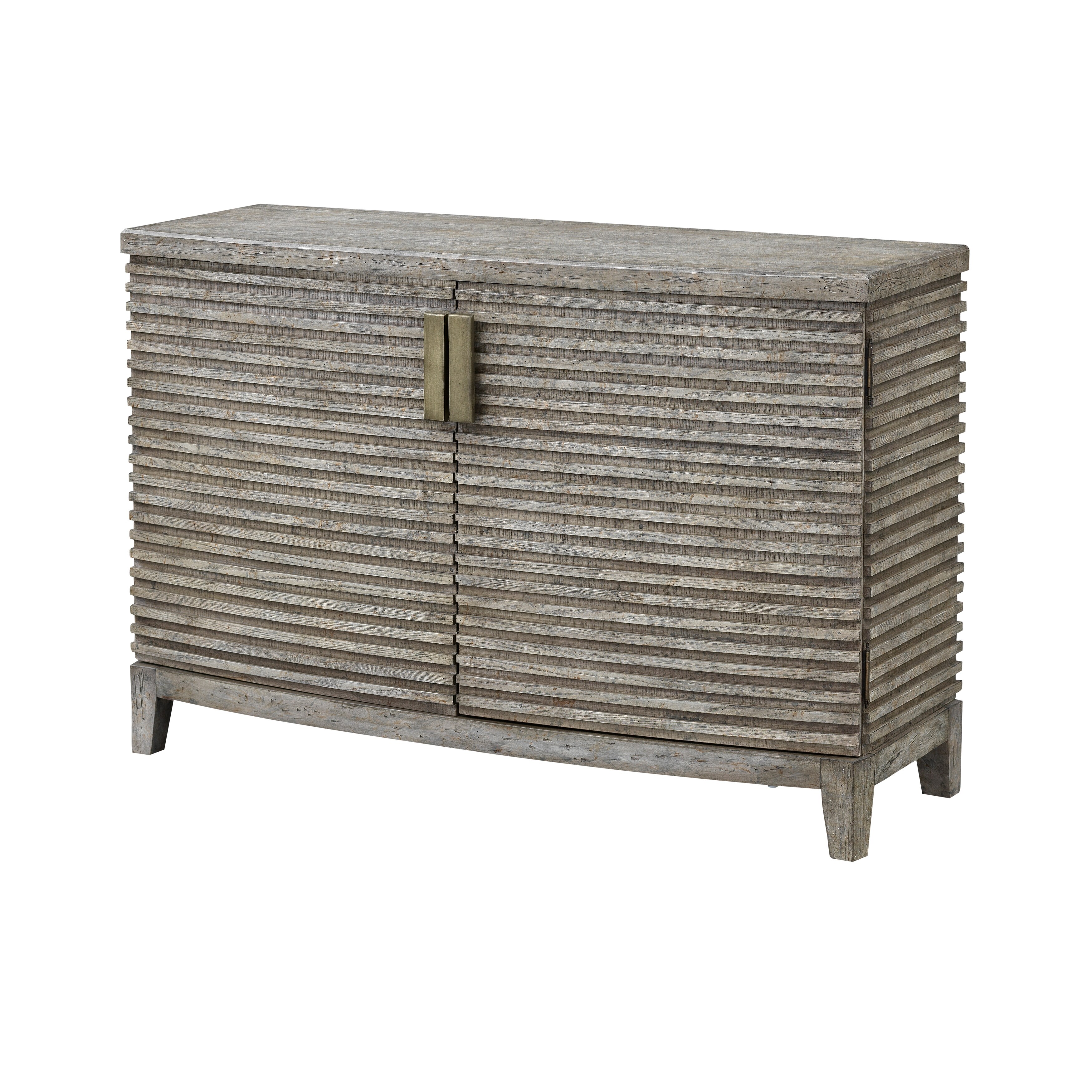 Somette Frisco Earl Grey Rub Two Door Credenza