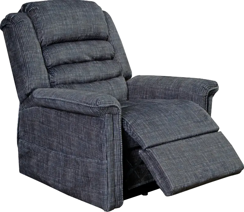 Soother Gray Power Reclining Lift Chair with Heat and Massage