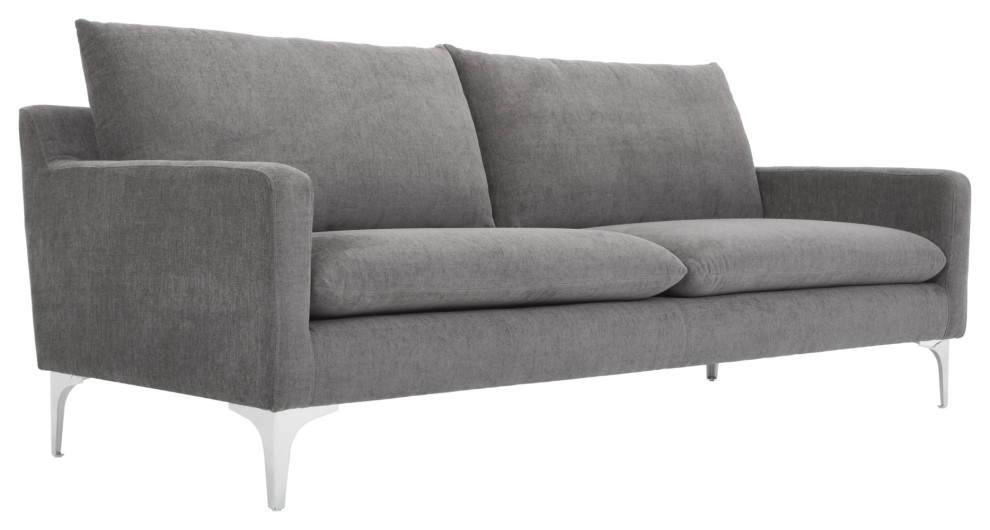 Paris Sofa Anthracite   Midcentury   Sofas   by HedgeApple  Houzz