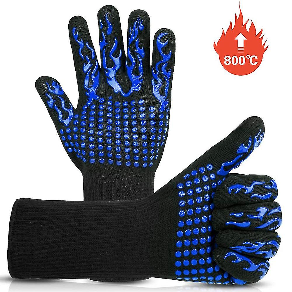 1472 Extreme Heat Resistant Bbq Gloves， Food Grade Kitchen Oven Mitts