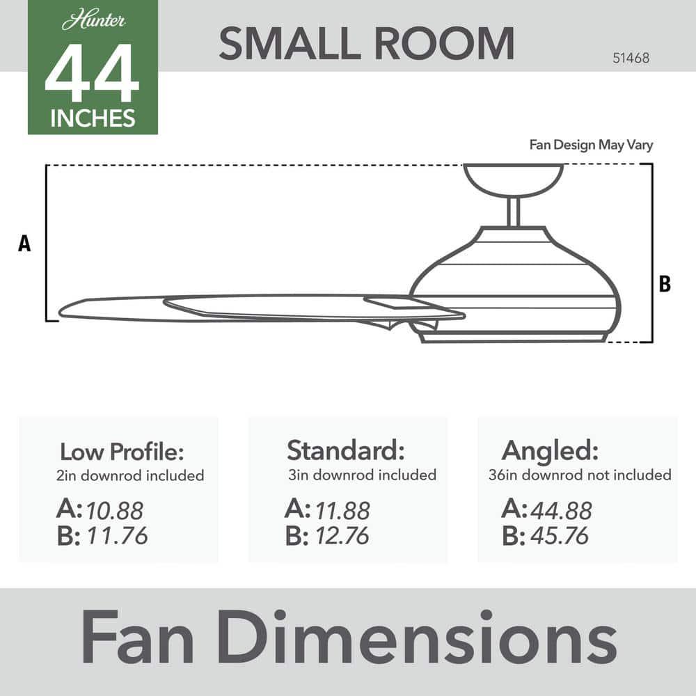 Hunter Kennicott 44 in Outdoor Terracotta Ceiling Fan with Wall Control