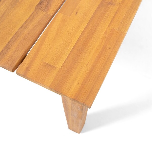 Loft Acacia Wood Outdoor Coffee Table by Christopher Knight Home