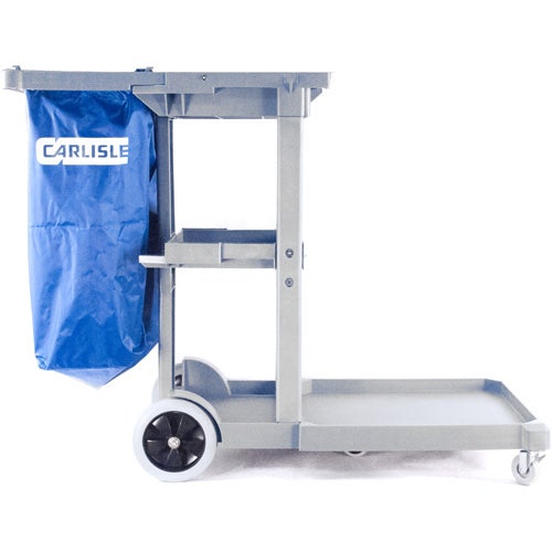 Carlisle JC1945L23 Long Platform Janitorial Cart