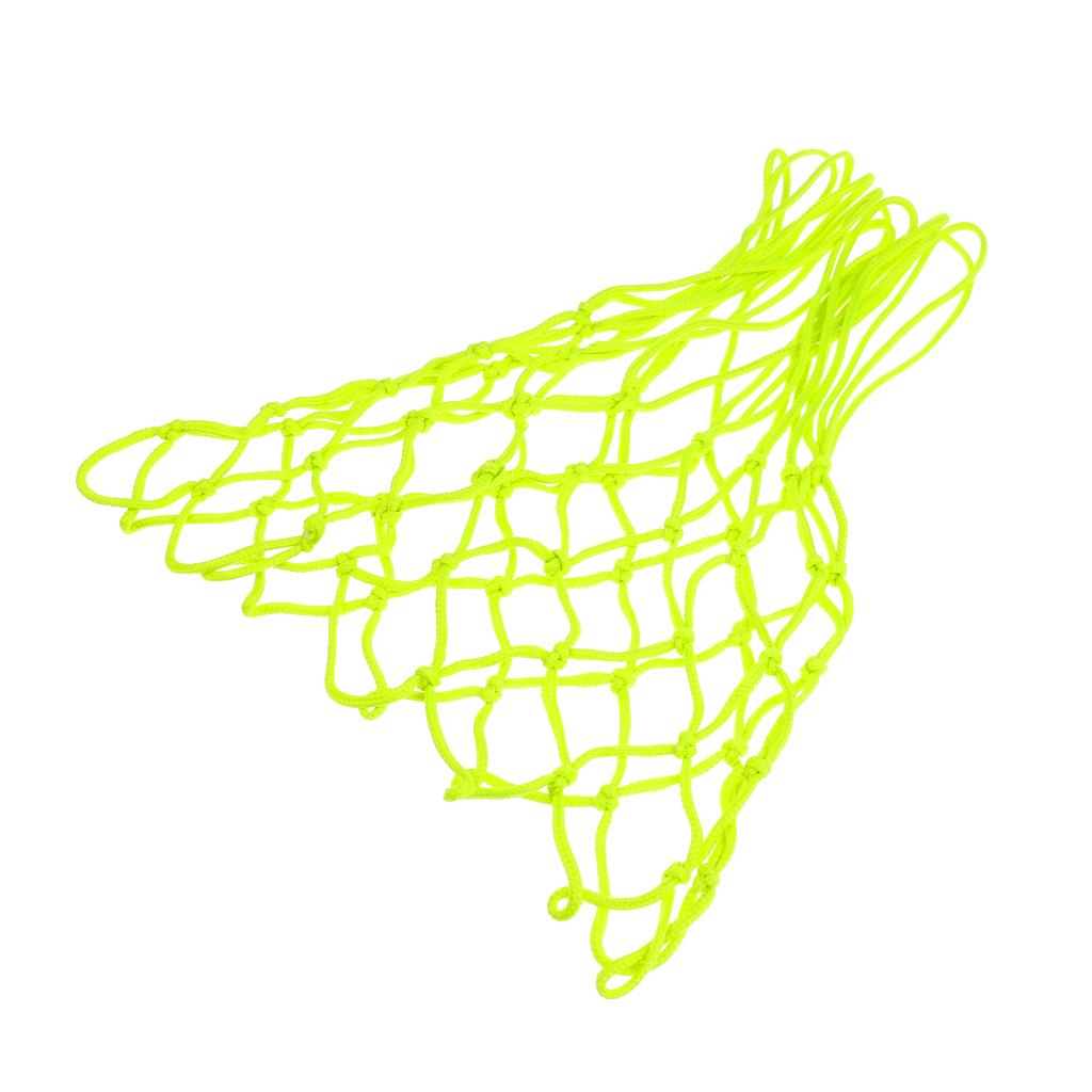 Durable glow The Dark Outdoor Indoor Standard Replacement Basketball Nets Fluorescein Bright Color