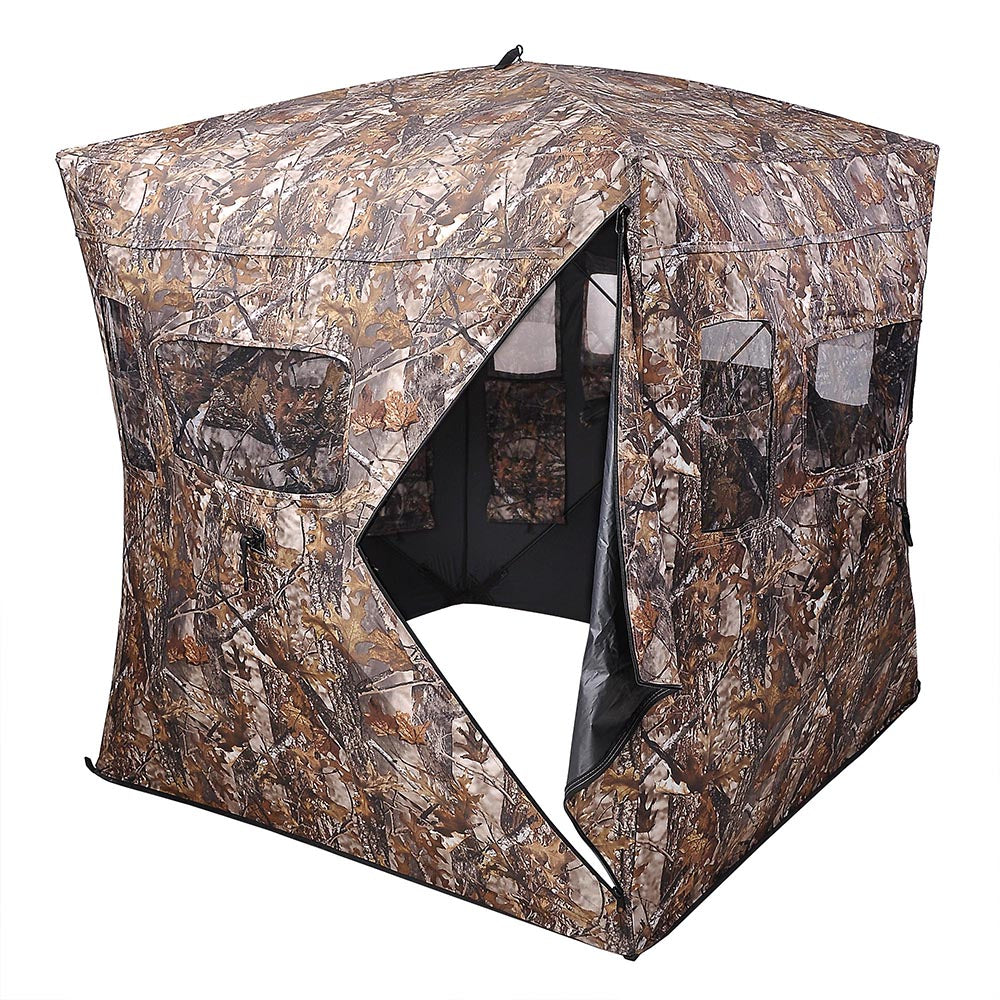 Yescom Square Pop Up Camp-out Hunting Ground Blinds Camo