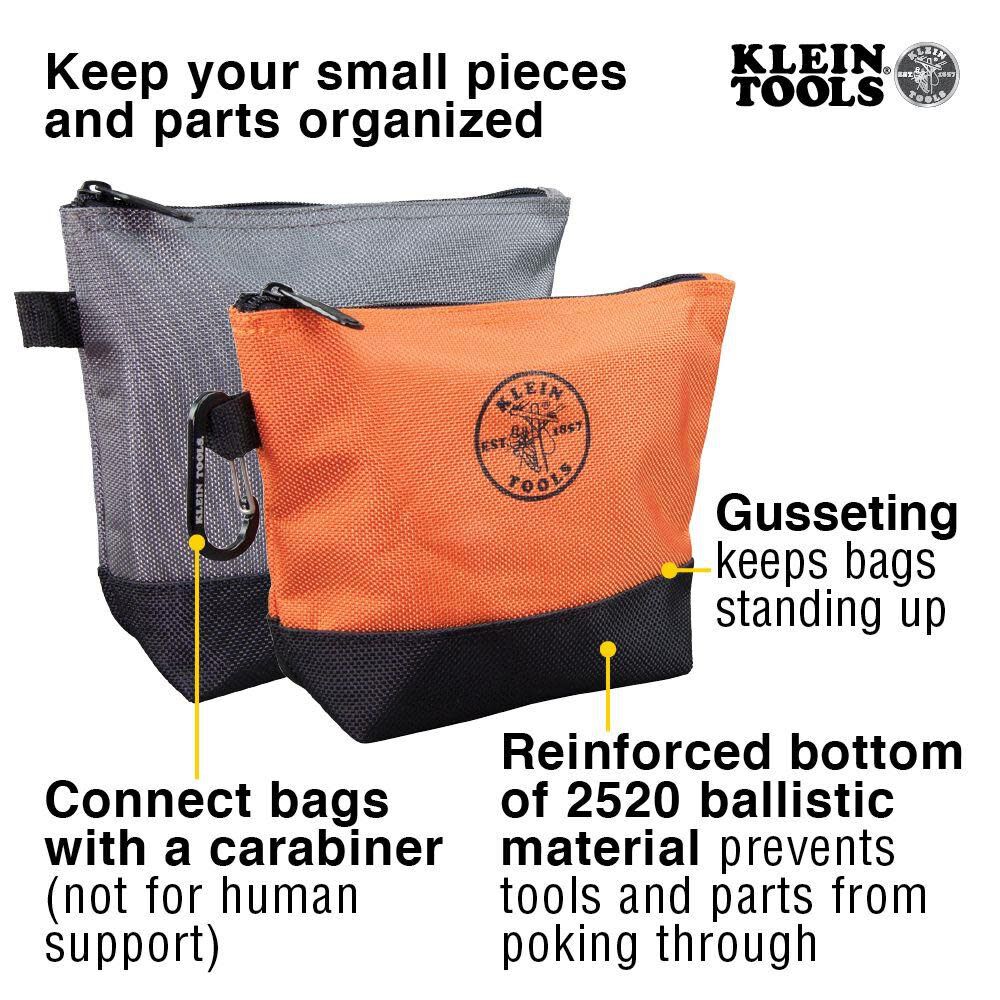 Klein Tools Stand Up Zipper Bags 2 Pk 55470 from Klein Tools