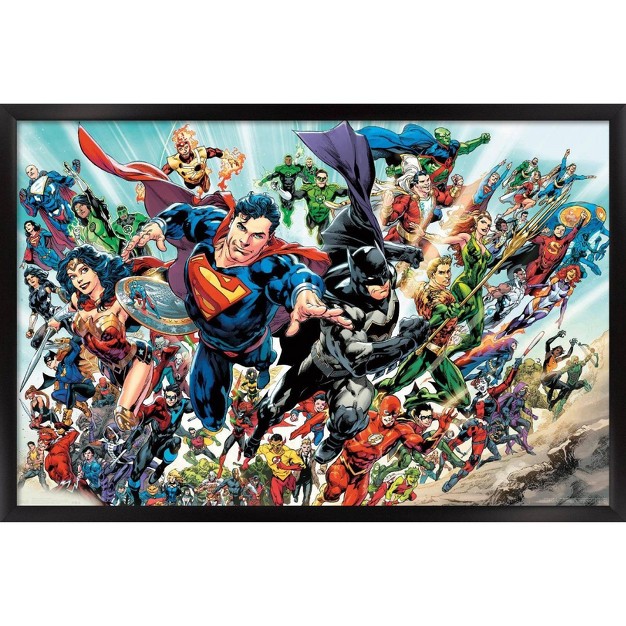 Dc Comics Rebirth Framed Poster Trends International