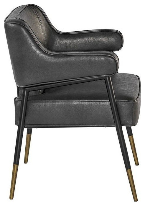 Levi  Armchair   Bravo Portabella   Midcentury   Armchairs And Accent Chairs   by Virgil Stanis Design  Houzz