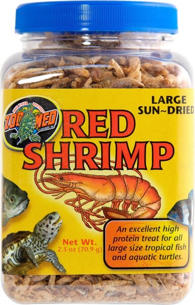 Zoo Med Large Sun-Dried Red Shrimp Turtle Treats