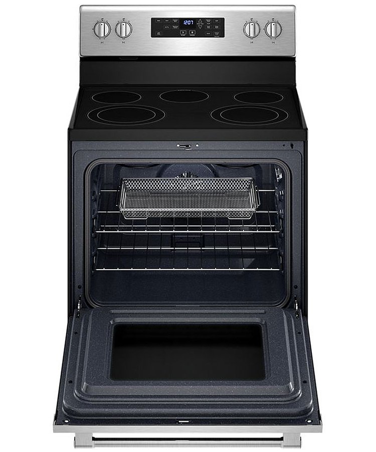 Maytag 5.3 Cu. Ft. Fingerprint Resistant Stainless Steel Electric Range With Air Fryer And Basket