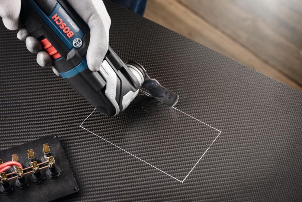 Bosch 2-1/8 In. StarlockPlus Oscillating Multi-Tool 2-in-1 Dual-Tec Grout and Abrasive Blade OSP218LG from Bosch