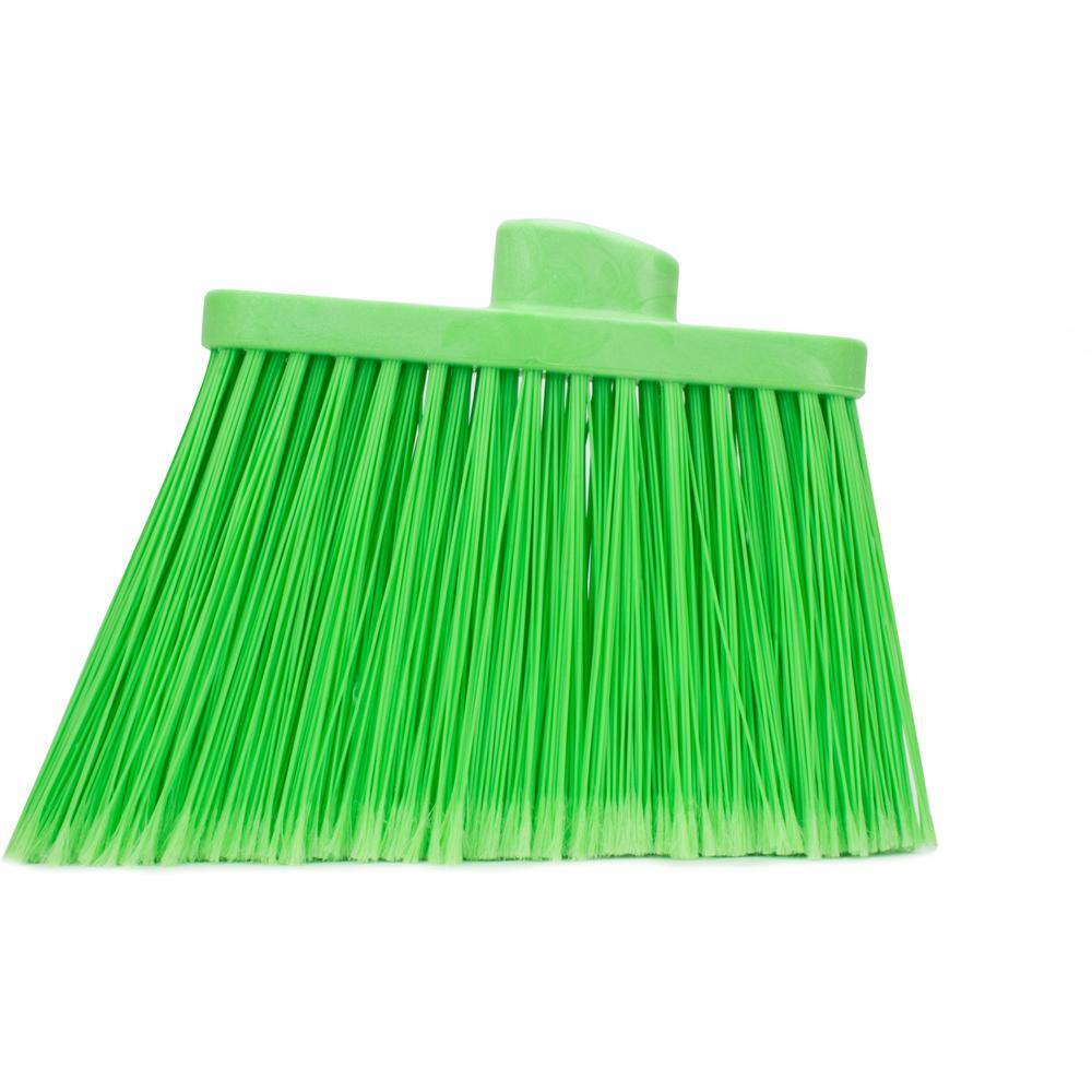 CFS Brands Sparta 12 in. Lime Polypropylene Flagged Upright Broom Head (12-Pack) 36867EC75