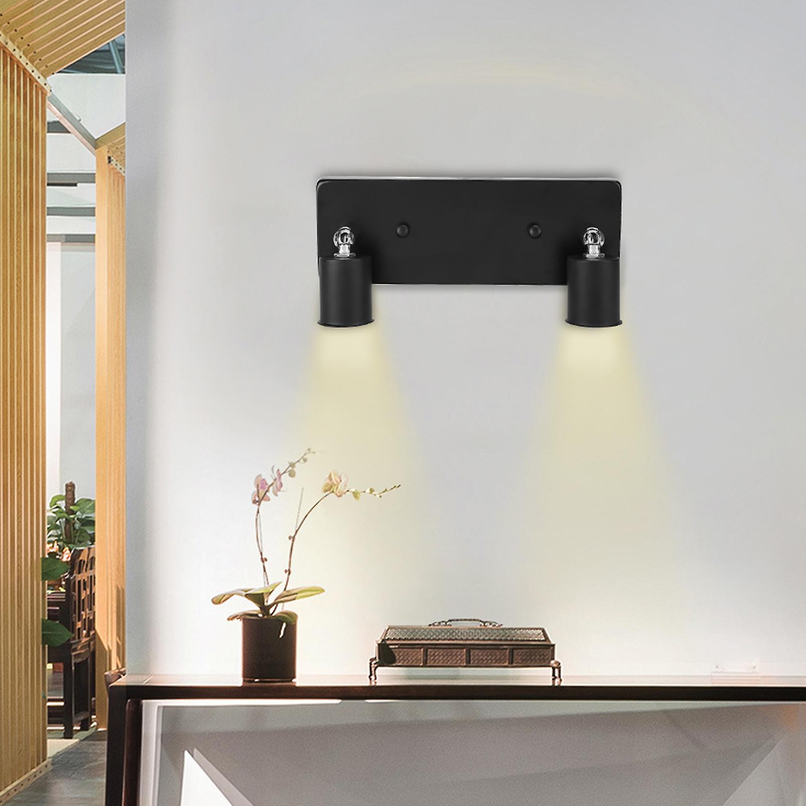 Elegant E27 Lamp Holder with Rectangular Turning Base DIY Accessories for Ceiling Wall LampBlack