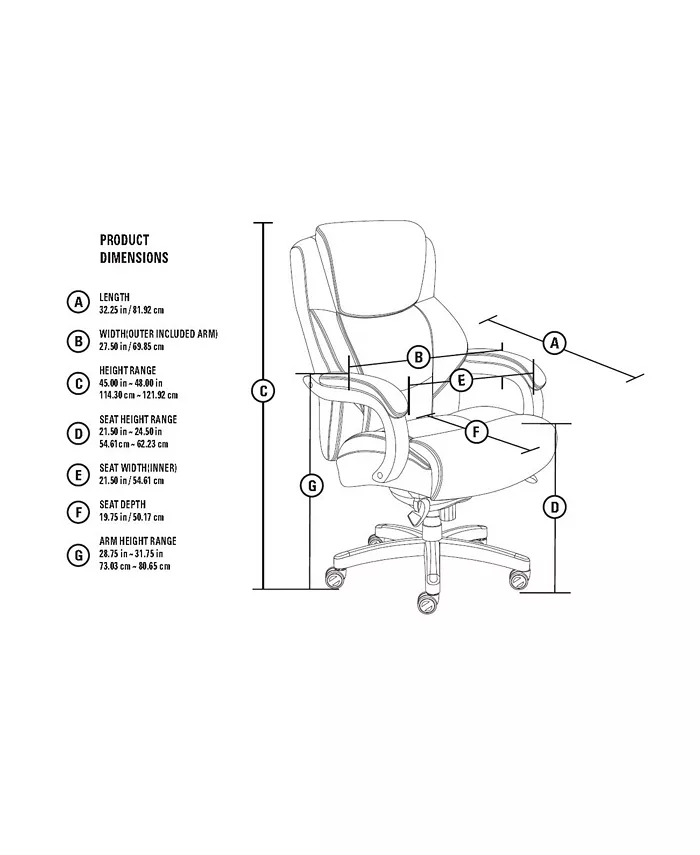 La-Z-Boy Delano Big and Tall Executive Office Chair