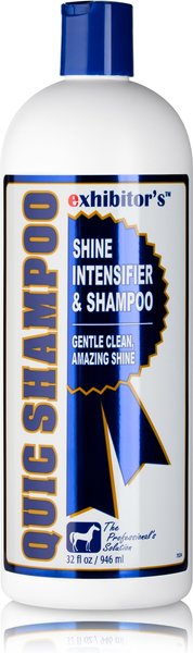 Exhibitor's Quic Shine Intensifier Dog， Cat and Horse Shampoo， 32-oz bottle