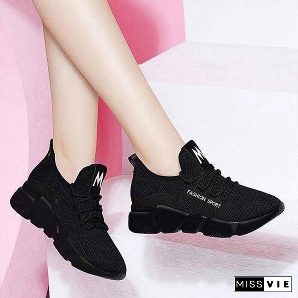 Spring Women Casual Shoes Breathable Mesh Platform Sneakers Women New Fashion Mesh Sneakers Shoes Woman Tenis Feminino