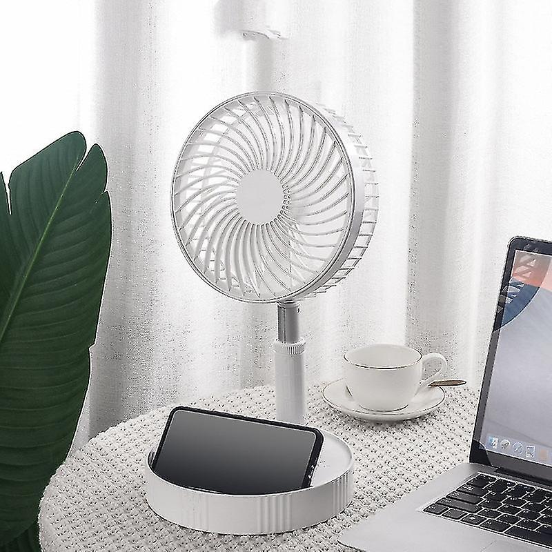 3600/7200mah Portable Fan Rechargeable Mini Folding Telescopic Floor Low Noise Summer Fan Cooling For Household Bedroom Office Deskto