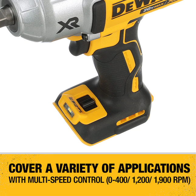 DEWALT DCF899P1 20-Volt MAX XR Cordless Brushless 1/2 in. High Torque Impact Wrench with Detent Pin Anvil， (1) 20-Volt 5.0Ah Battery