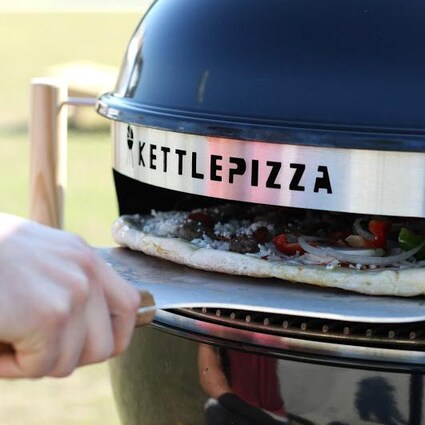 KettlePizza Basic Pizza Oven Kit For 22-Inch Charcoal Kettle Grills