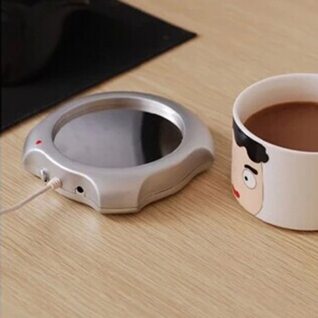 Hi.FANCY Warmer Pad Heater Coasters Tea Coffee Beverage Cup Mug USB Aluminum Alloy Home Office Electric Mat