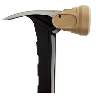 SPEC OPS 20 oz. Smooth Face Rip Claw Hammer with Soft Mallet Cap Steel Handle SPEC-M20SF-S